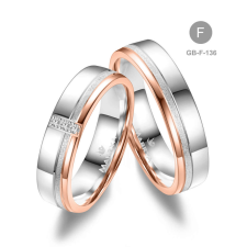 Marrya Gold 14 karátos Arany karikagyűrű pár - GB-136-14K-F gyűrű