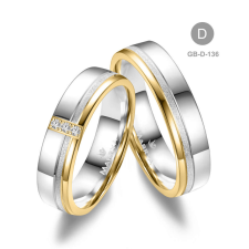 Marrya Gold 14 karátos Arany karikagyűrű pár - GB-136-18K-D gyűrű