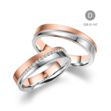 Marrya Gold 14 karátos Arany karikagyűrű pár - GB-147-18K-D gyűrű