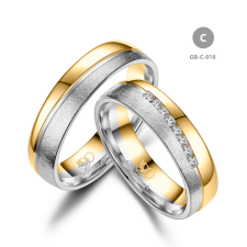 Marrya Gold 8 karátos Arany karikagyűrű pár - GB-018-18K-C gyűrű