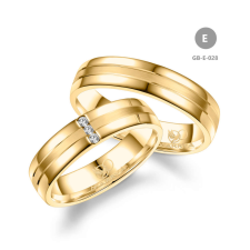 Marrya Gold 8 karátos Arany karikagyűrű pár - GB-028-18K-E gyűrű