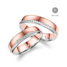 Marrya Gold 8 karátos Arany karikagyűrű pár - GB-037-18K-F gyűrű