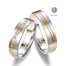 Marrya Gold 8 karátos Arany karikagyűrű pár - GB-038-18K-F gyűrű