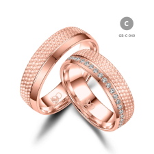 Marrya Gold 8 karátos Arany karikagyűrű pár - GB-040-18K-C gyűrű