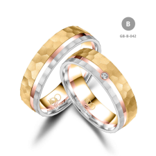 Marrya Gold 8 karátos Arany karikagyűrű pár - GB-042-18K-B gyűrű