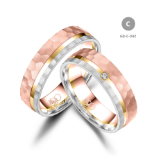 Marrya Gold 8 karátos Arany karikagyűrű pár - GB-042-8K-C gyűrű