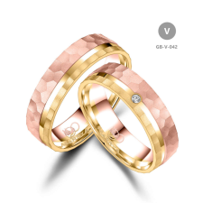 Marrya Gold 8 karátos Arany karikagyűrű pár - GB-042-8K-V gyűrű