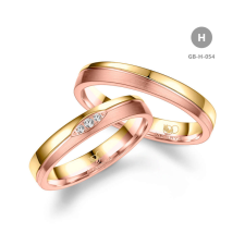 Marrya Gold 8 karátos Arany karikagyűrű pár - GB-054-18K-H gyűrű