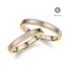 Marrya Gold 8 karátos Arany karikagyűrű pár - GB-058-18K-K gyűrű