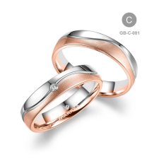 Marrya Gold 8 karátos Arany karikagyűrű pár - GB-081-8K-C gyűrű