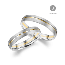 Marrya Gold 8 karátos Arany karikagyűrű pár - GB-083-18K-B gyűrű