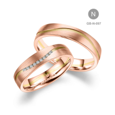 Marrya Gold 8 karátos Arany karikagyűrű pár - GB-097-18K-N gyűrű