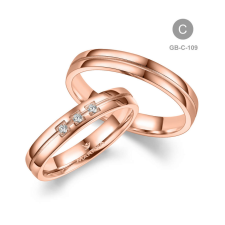 Marrya Gold 8 karátos Arany karikagyűrű pár - GB-109-18K-C gyűrű