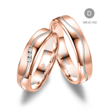 Marrya Gold 8 karátos Arany karikagyűrű pár - GB-152-8K-D gyűrű