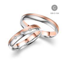 Marrya Gold 8 karátos Arany karikagyűrű pár - GB-154-8K-C gyűrű