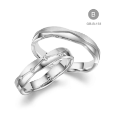 Marrya Gold 8 karátos Arany karikagyűrű pár - GB-158-18K-B gyűrű