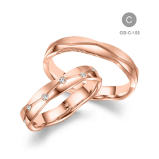 Marrya Gold 8 karátos Arany karikagyűrű pár - GB-158-8K-C gyűrű