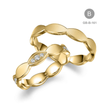 Marrya Gold 8 karátos Arany karikagyűrű pár - GB-161-8K-B gyűrű