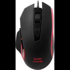 Mars Gaming MM018 egér Játék Jobbkezes USB A típus Optikai 4800 DPI (4718009153608) egér