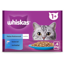 Mars Mo. Bt. Állateledel Whiskas Cat alutasakos 4*85g Halas kedvencek zselében macskaeledel