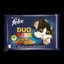 Mars-Nestlé Felix Fantastic Duo Adult (házias válogatás - aszpikban) alutasakos - macskák részére (4x85g) macskaeledel