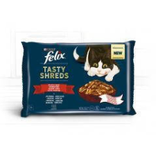 Mars-Nestlé Felix Tasty Shreds (házias válogatás - szószban) alutasakos - macskák részére (4x80g) macskaeledel