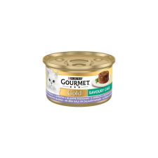 Mars-Nestlé Gourmet Gold savoury cake - nedves eledel (bárány,zöldbab) macskák részére (85g) macskaeledel