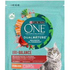 Mars-Nestlé Purina ONE Dual Nature Sterilized - szárazeledel (Lazac, áfonya) macskák részére (750g) macskaeledel
