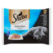 Mars-Nestlé Sheba Adult Alutasakos - nedves eledel (Halas válogatás) - szószban (4x85g) macskaeledel