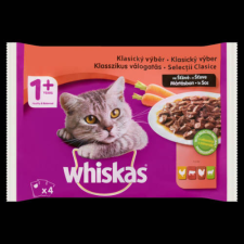 Mars-Nestlé Whiskas Adult - Klasszikus válogatás - mártásban (4x100g) macskaeledel