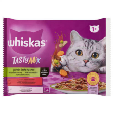 Mars-Nestlé Whiskas Adult TastyMix &quot;A Séf Választása&quot; - mártásban - alutasakos (marha,baromfi,zöldség,lazac,sárgarépa) felnőtt macskák részére (4x85g) macskaeledel