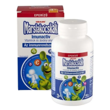 Marslakócskák imunactiv rágótabletta - eper 130db vitamin és táplálékkiegészítő