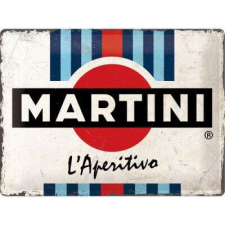 Martini L Aperitivo Racing Stripes Fémtábla dekoráció
