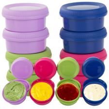 Mártogatós edények mártásokhoz mártásokhoz 80ml 8db fedeles dressing szett papírárú, csomagoló és tárolóeszköz