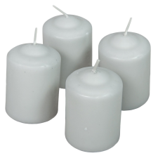  Mártott henger gyertya 50x75 mm világos szürke 4db/csom (db ár) gyertya