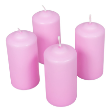  Mártott henger gyertya 60x120mm ciklámen 4db/csom (db ár) gyertya
