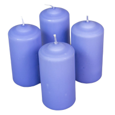 Mártott henger gyertya 60x120mm milka lila 4db/csom (db ár) gyertya