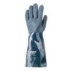  MÁRTOTT POLIMER KESZTYŰ, ZÖLD, VEGYSZERÁLLÓ, 40CM_9