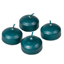  Mártott úszó gyertya 40x25mm sötét zöld 20db/csom (db ár) gyertya