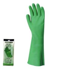  MÁRTOTT ZÖLD NITRIL KESZTYŰ, VEGYSZERÁLLÓ, 45CM/0,56MM (8) védőkesztyű