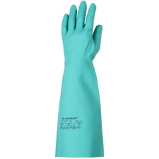  MÁRTOTT ZÖLD NITRIL KESZTYŰ, VEGYSZERÁLLÓ, 45CM/0,56MM_9 védőkesztyű