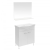 MARTPLAST Fürdőszoba szekrény + mosdókagyló + tükör fehér. Focus 850