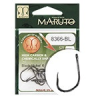 Maruto HOROG 8366BL CARP HOOKS BARBLESS STRAIGHT EYE FORGED REVERSED RINGED HC BLACK NICKEL 6