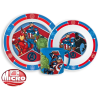 Marvel Bosszúállók étkészlet, micro műanyag szett 265 ml-es bögrével Nr2
