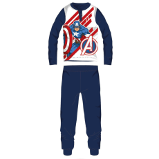 Marvel Bosszúállók hosszú vékony gyerek pizsama - pamut jersey pizsama - sötétkék