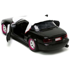  Marvel Ghost Spider &amp; 1990 Mazda Miata modell autó 1:32 makett