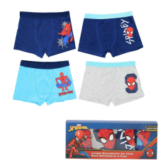 Marvel Pókember boxer szett/4db 7-8 év (122-128 cm)