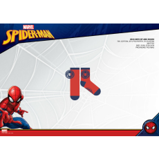 Marvel Pókember csúszásgátlós teliplüss bokazokni gyerekeknek - piros - 31-34