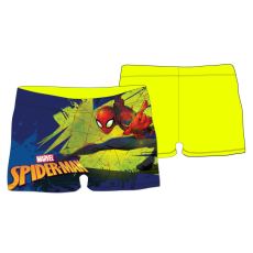 Marvel Pókember kisfiú fürdő boxer - uv sárga - 104