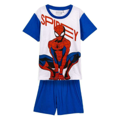 Marvel rövid nyári pizsama Pókember kék 7 év (122 cm)
